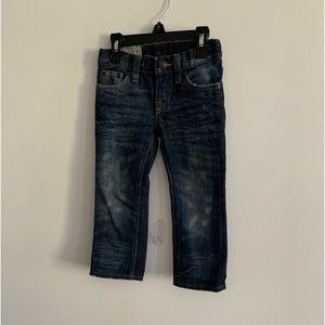 Polo by Ralph Lauren Boys 2T Jeans Like New Distressed Denim Style Slim Fit.